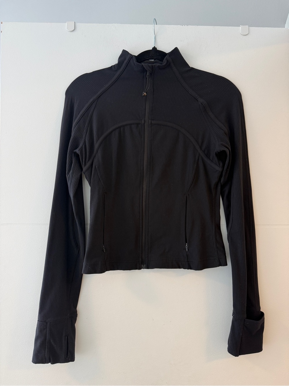 Lululemon Ribbed Nulu Cropped Define Jacket Black Size 6